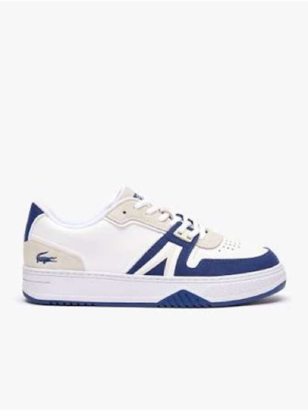 Lacoste Men’s White and Navy Casual Sneakers